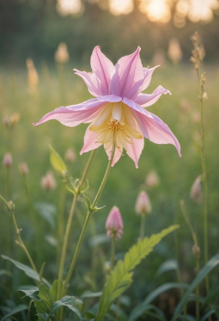 Free Photo close up on beautiful flower