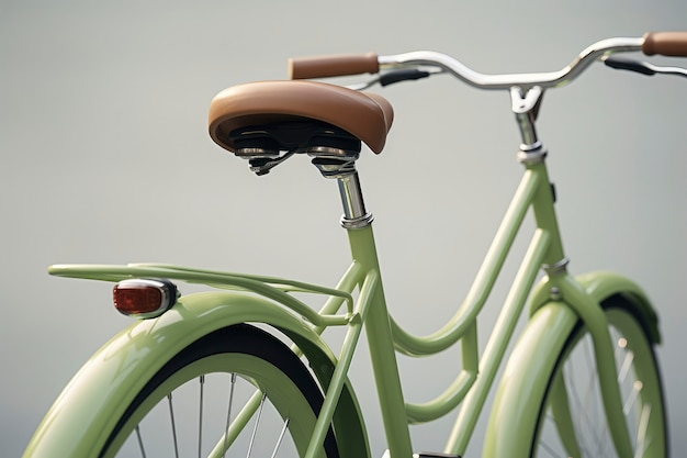 Close-up of bicycle details and parts