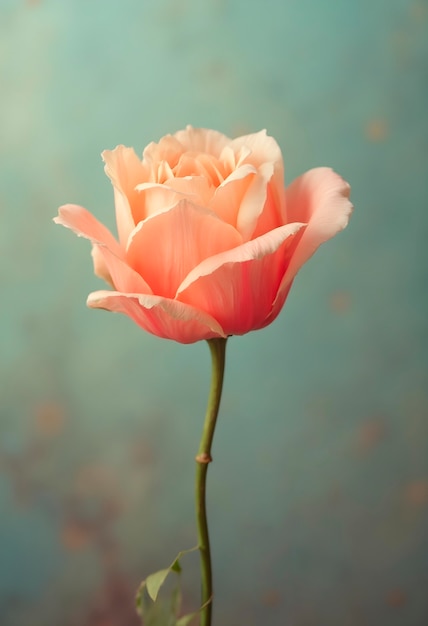 Close up on blooming flower in nature