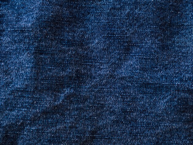 Close-up blue material cloth