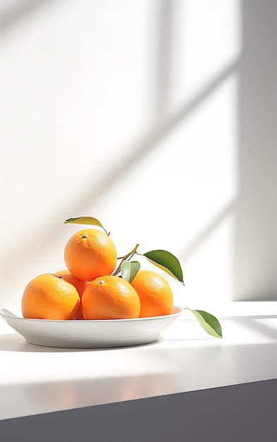 Free Photo close up on citrus seasonal fruit for winter