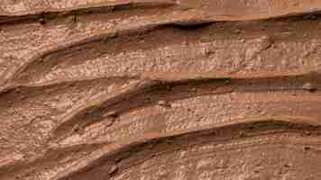 Free photo close up of clay pot texture