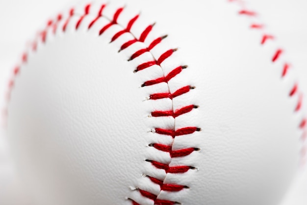 Free photo close-up of clean baseball