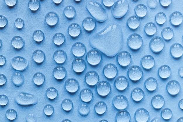 Close-up of clear water drop