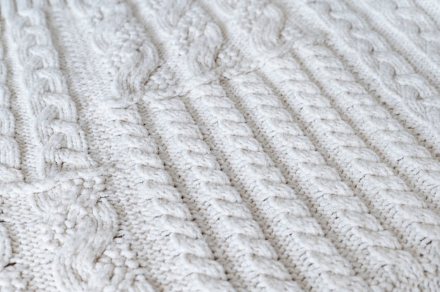 Close up on cozy texture detail