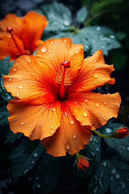 Close up on delicate flowers