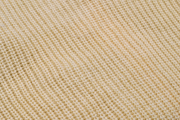 Close up detail of cozy clothing texture