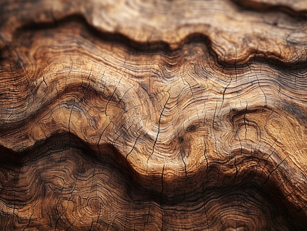 Free photo close up on details of wood surface