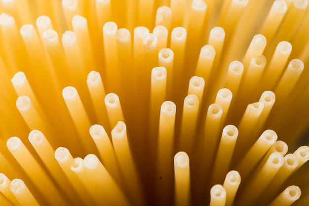 Close-up dry spaghetti