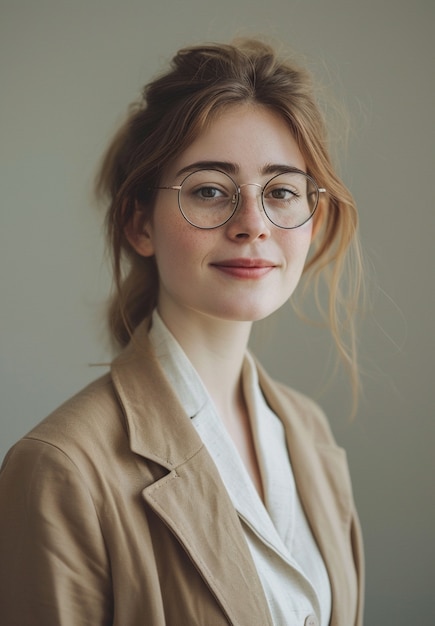 Free photo close up on excited person portrait