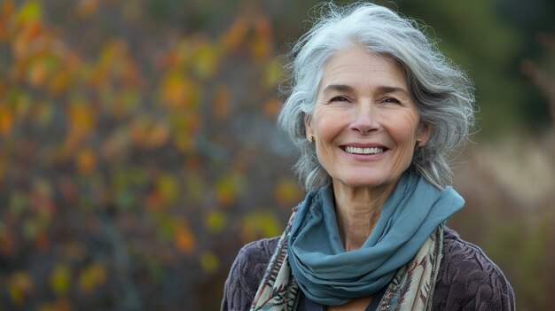 Close up on excited person portrait