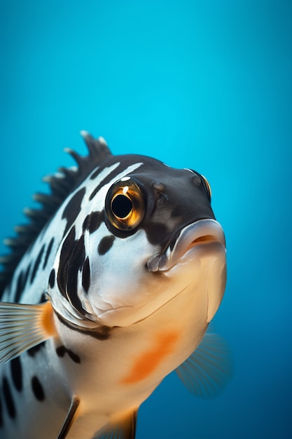 Close-up of fish swimming underwater