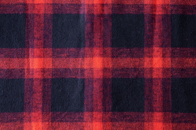 Free Photo close up on flannel shirt detail