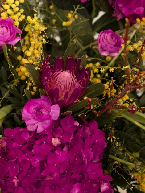 Close-up of fresh flower bouquet