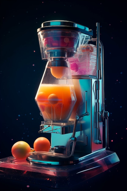 Free Photo close up on futuristic soft drink