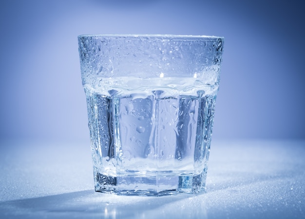 Close-up of glass of water