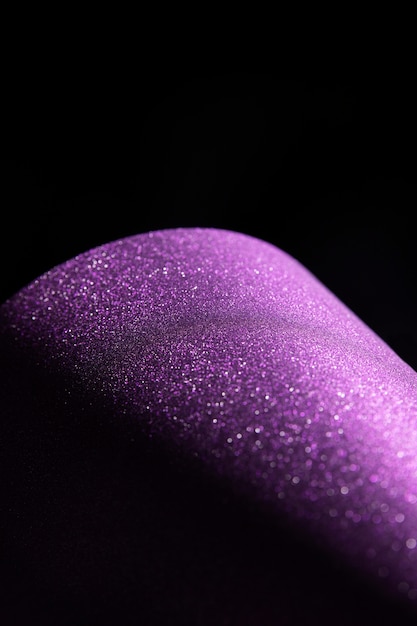 Free photo close up on glittering purple fabric