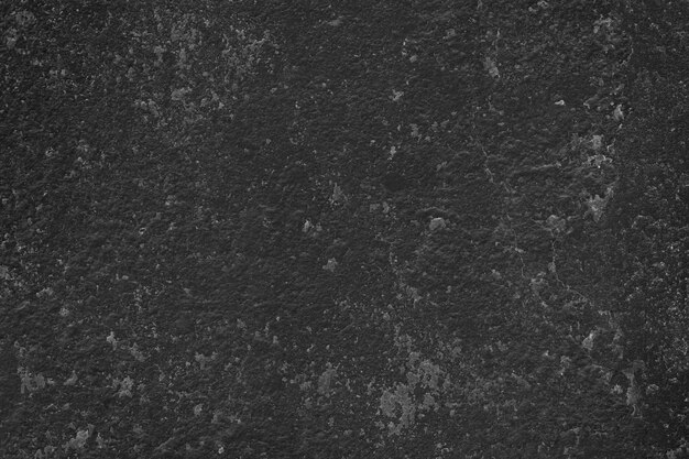 Close up grainy black stucco wall