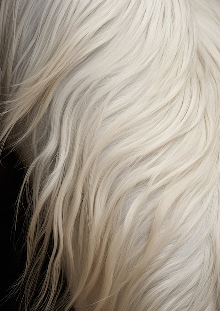 Free photo close-up of horse mane