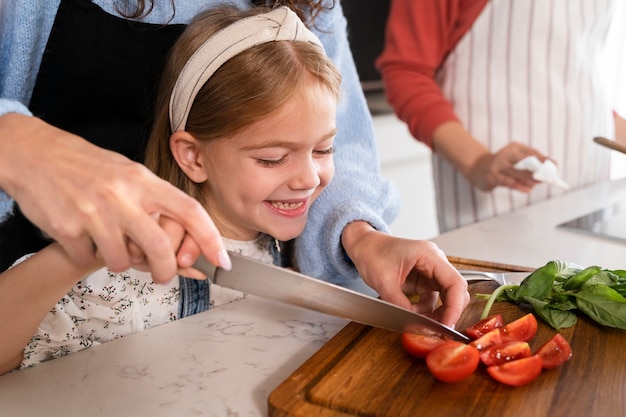 Close up on ingredients used for cooking