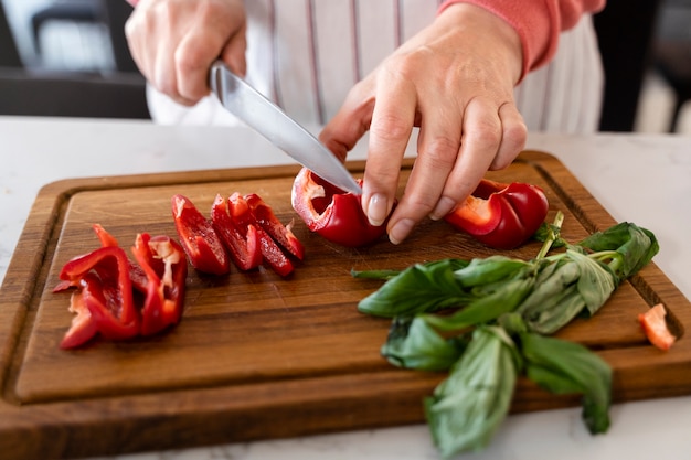 Free photo close up on ingredients used for cooking