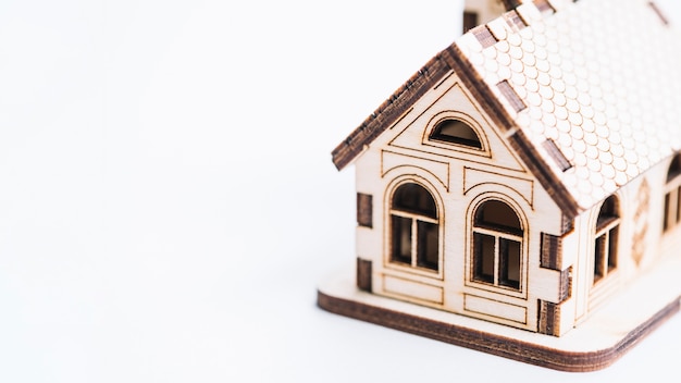 Free photo close-up lovely toy house