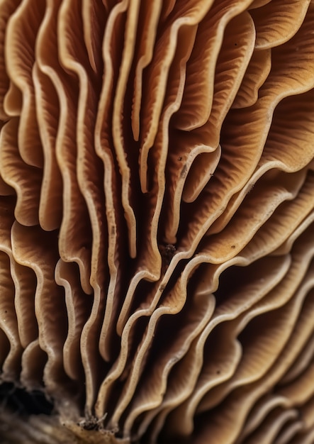 Free Photo close-up of mushroom structure