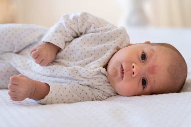 Free Photo close up on newborn baby