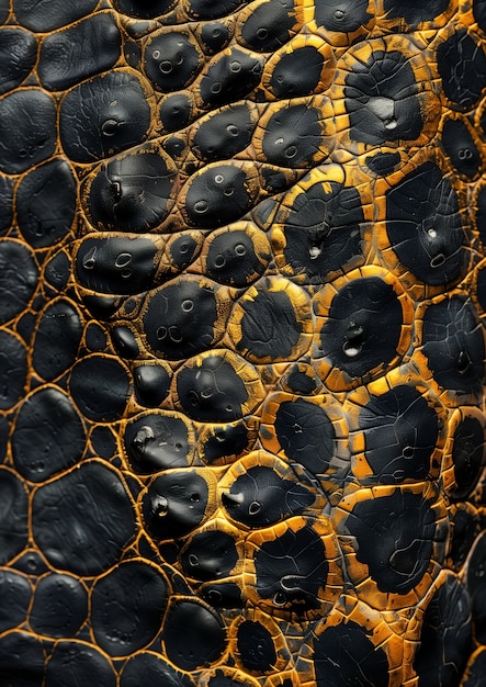 Close up on pattern of scales