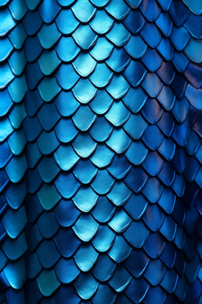 Close up on  pattern of scales