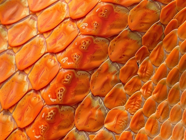 Close up on  pattern of scales