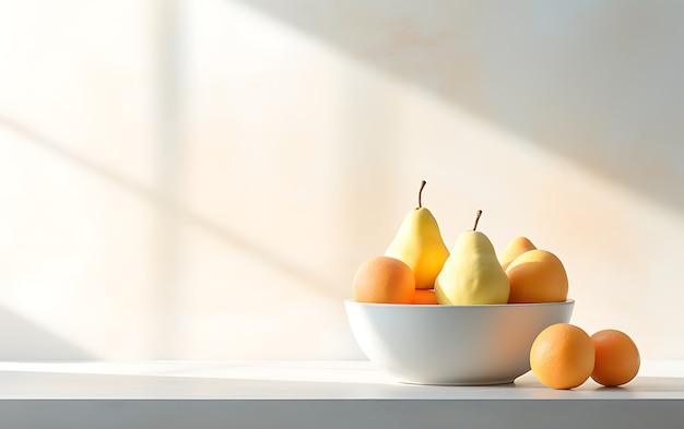 Close up on pear seasonal fruit for winter