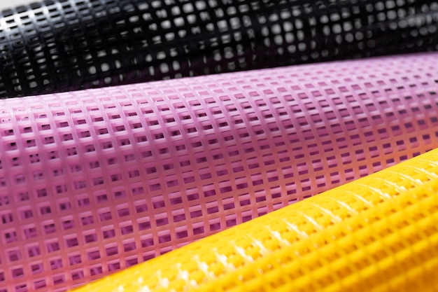 Free photo close up on perforated fabric