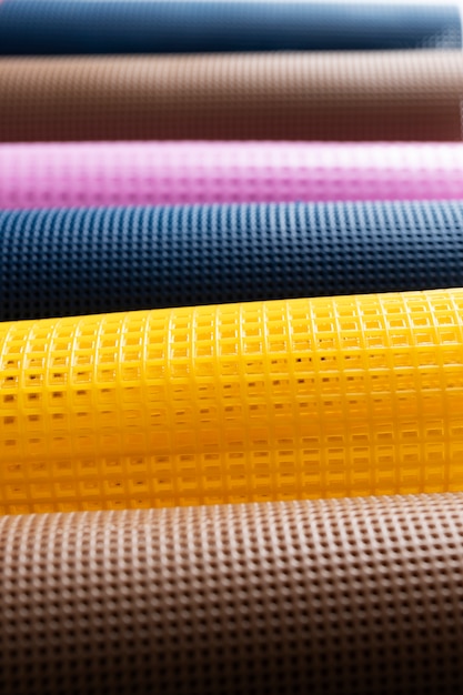 Free Photo close up on perforated fabric