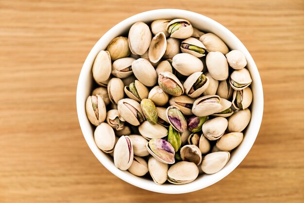 Close up of pistachio texture