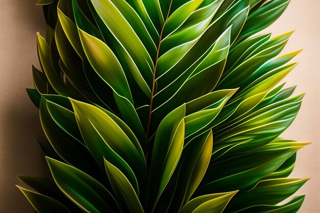 A close up of a plant with green leaves