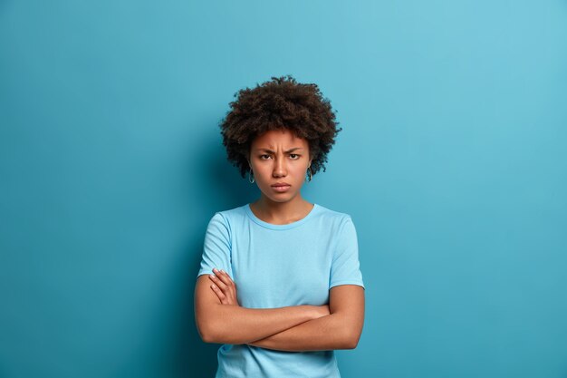 Close up portrait of an attractive young woman isolated