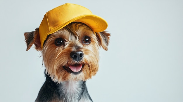 Close up portrait on yorkshire dog