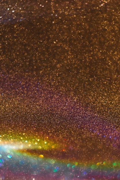 Free photo close-up rainbow on water