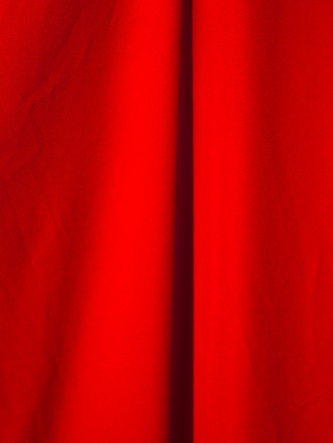 Close-up red fabric material