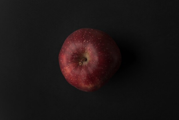 Close up of a red fresh apple