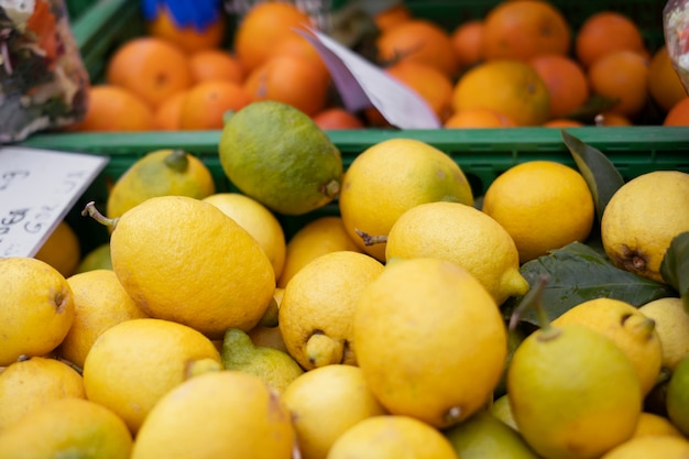 Close up on ripe groceries 