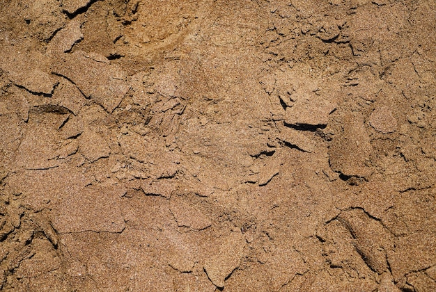 Close-up of sea sand