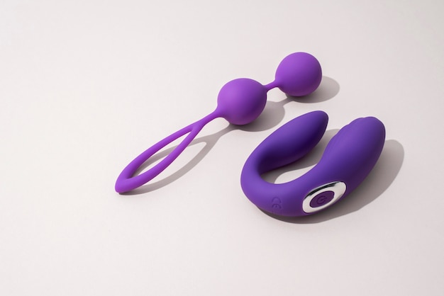 Close up on sex toys