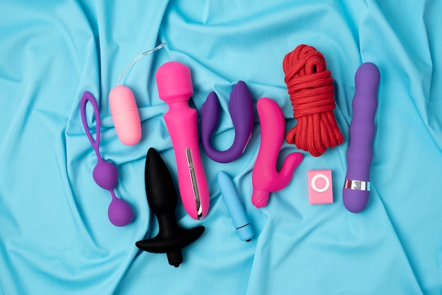 Free photo close up on sex toys