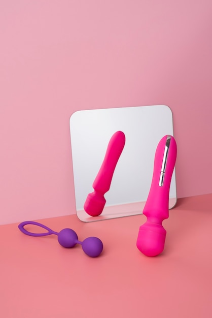 Close up on sex toys