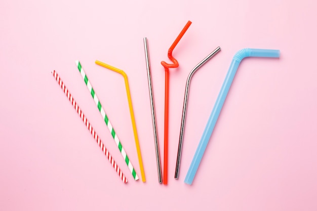 Free photo close up on sustainable straw alternatives