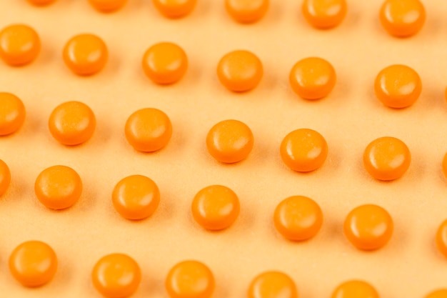 Close-up tablet of pills