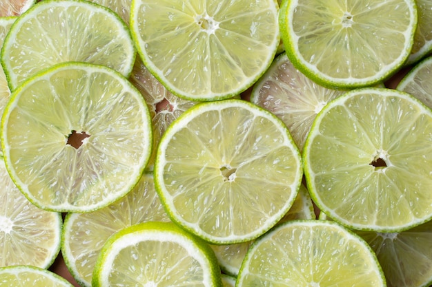 Close-up texture of citrus fruit slices