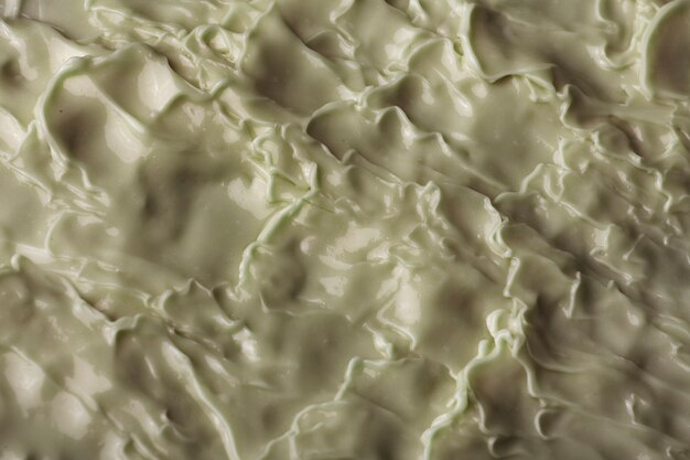 Close up texture of cream